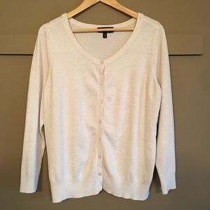 Cream colored Lane Bryant cardigan